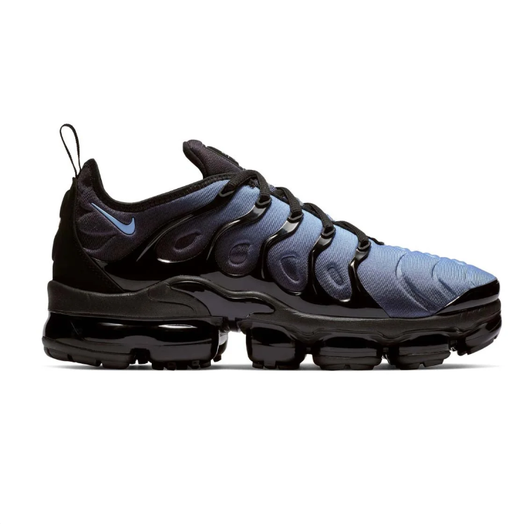Nike Air VaporMax Plus – Black / Dark Grey / Blue Tint