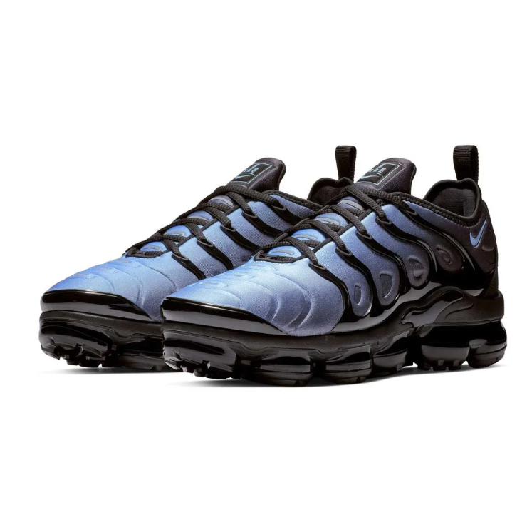 Nike Air VaporMax Plus – Black / Dark Grey / Blue Tint