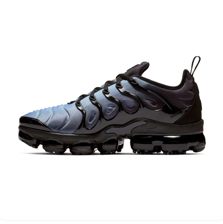 Nike Air VaporMax Plus – Black / Dark Grey / Blue Tint