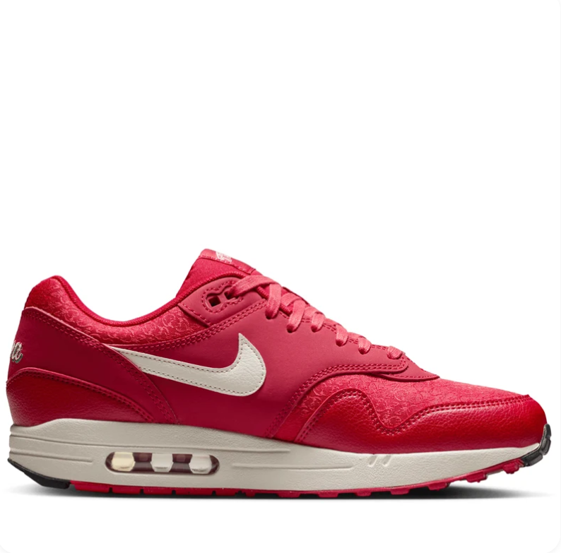 Nike Air Max 1 – Gym Red / Sail / Tonal Emboss