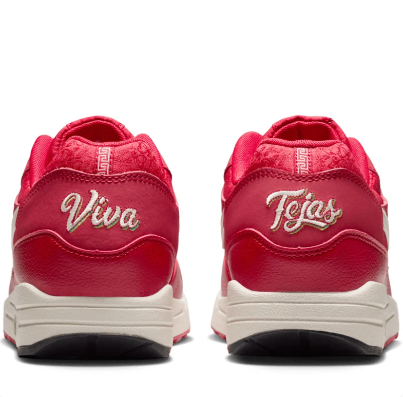 Nike Air Max 1 – Gym Red / Sail / Tonal Emboss