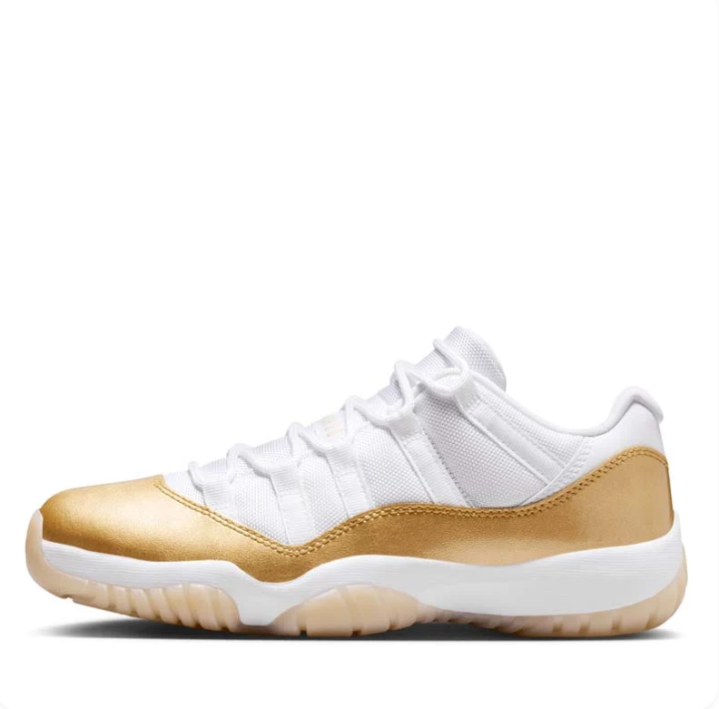 Air Jordan 11 Retro Low – White / Metallic Gold (Closing Ceremony)