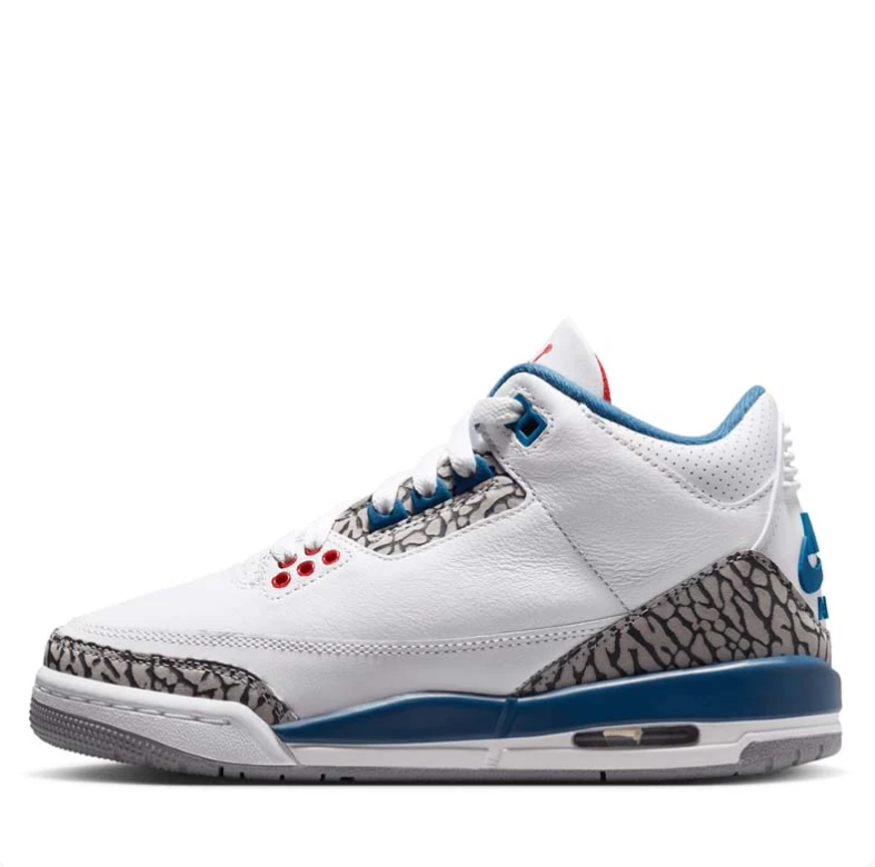 Air Jordan 3 Retro – White / True Blue / Cement Grey