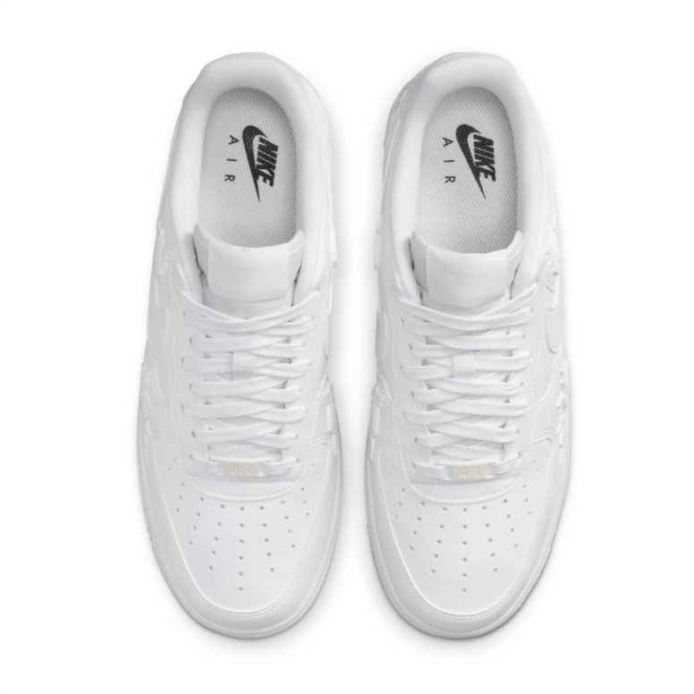 Nike Air Force 1 Low – White / Rose Floral Emboss