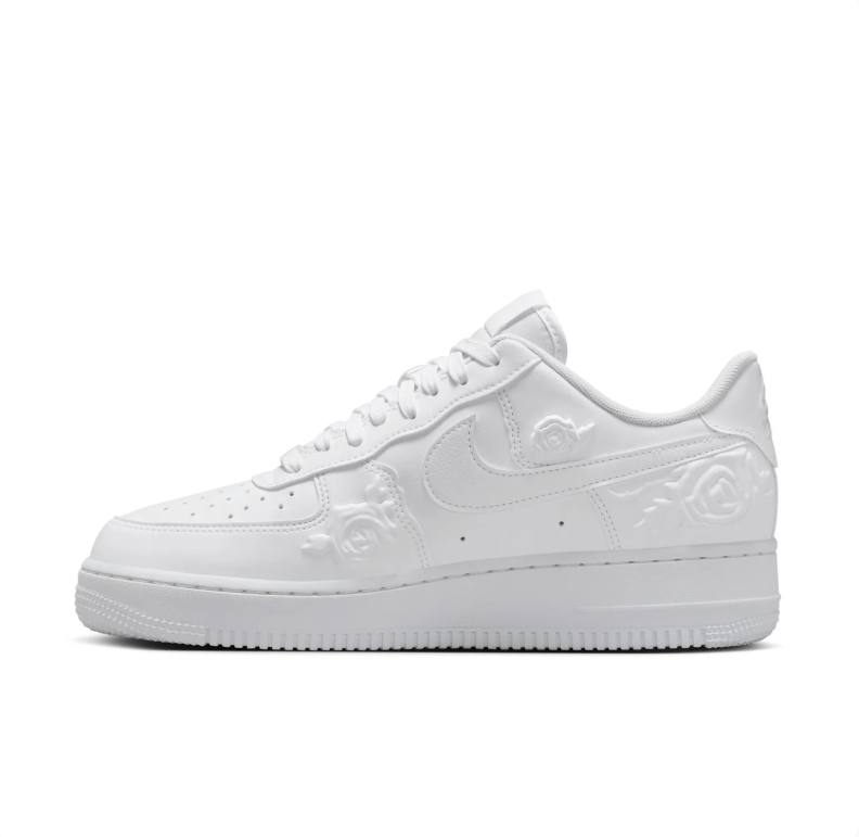 Nike Air Force 1 Low – White / Rose Floral Emboss