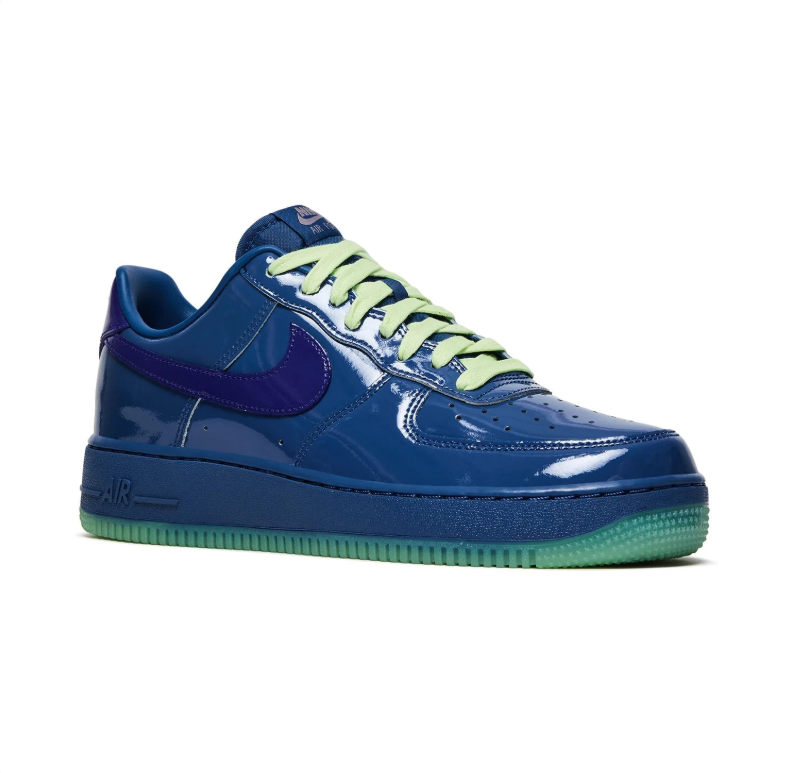 Nike Air Force 1 Low – Deep Royal Blue / Court Purple / Barely Volt