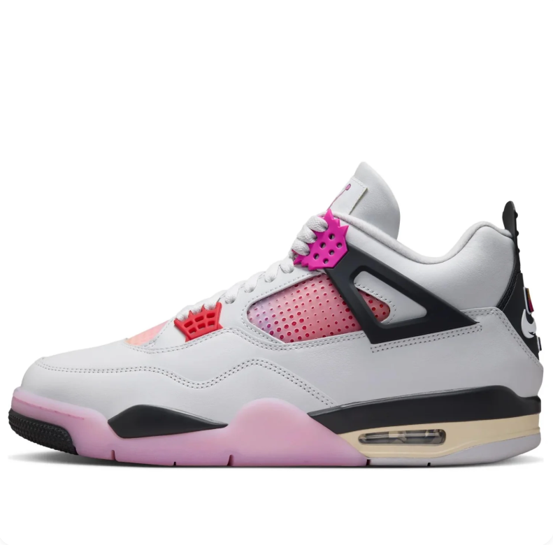 Air Jordan 4 Retro – White / Vivid Pink / Wild Berry (Women’s)