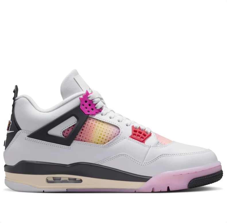 Air Jordan 4 Retro – White / Vivid Pink / Wild Berry (Women’s)