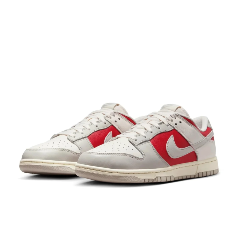 Nike Dunk Low – Sail / Light Orewood Brown / Varsity Red