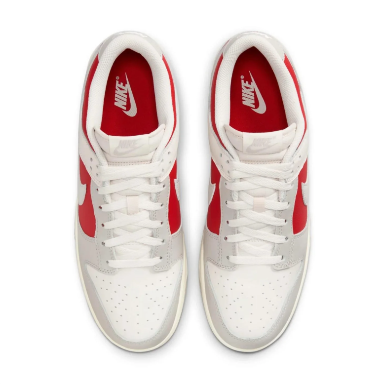 Nike Dunk Low – Sail / Light Orewood Brown / Varsity Red