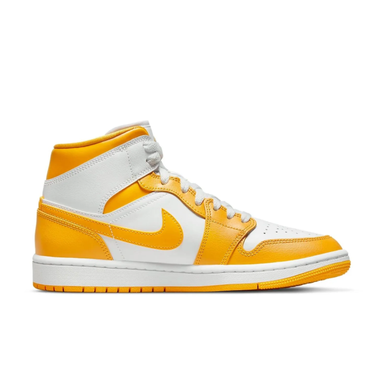 Air Jordan 1 Mid – White / University Gold