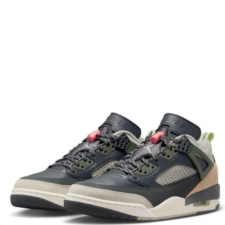 Jordan Spizike Low – Anthracite / Grey / Pink
