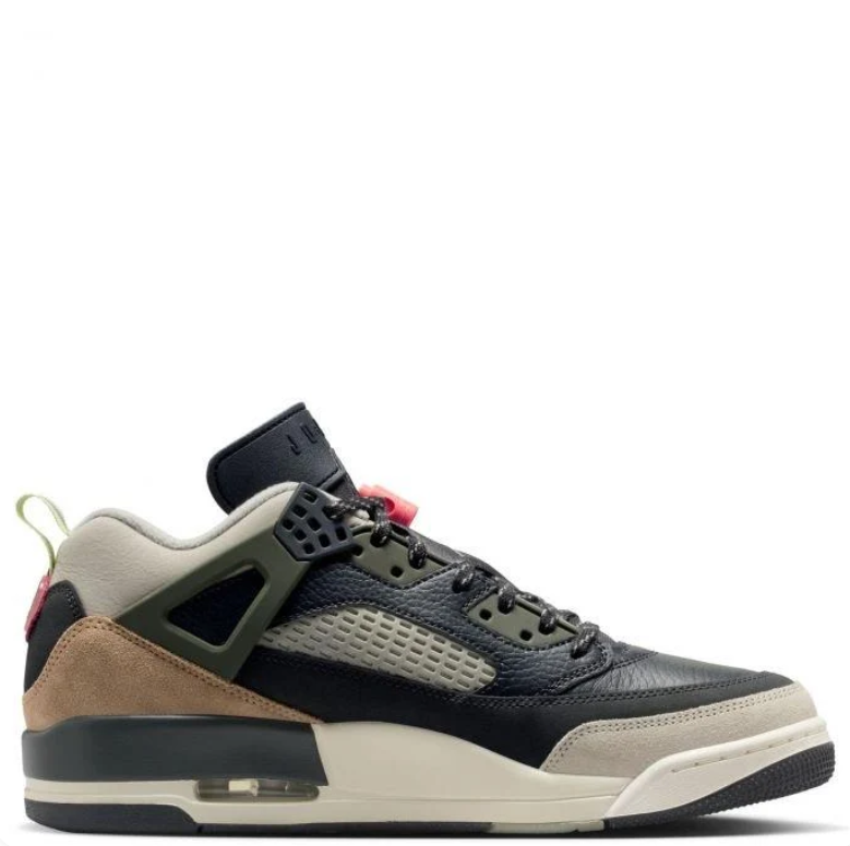Jordan Spizike Low – Anthracite / Grey / Pink