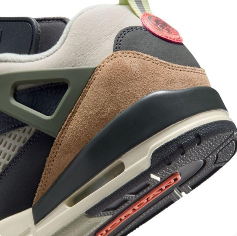 Jordan Spizike Low – Anthracite / Grey / Pink