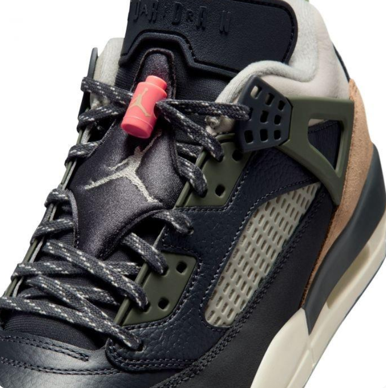 Jordan Spizike Low – Anthracite / Grey / Pink