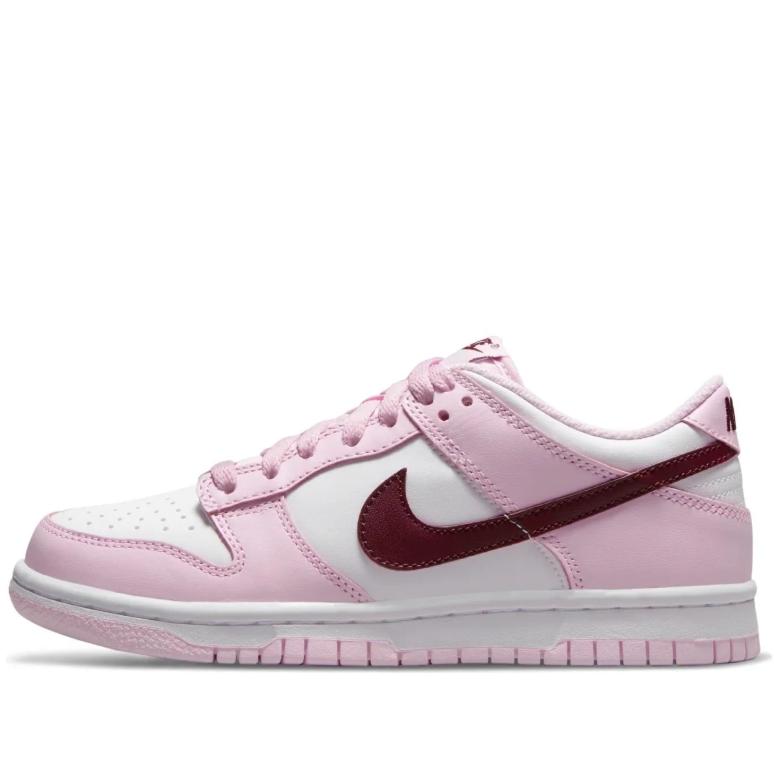 Nike Dunk Low – Pink Foam / Dark Beetroot / White