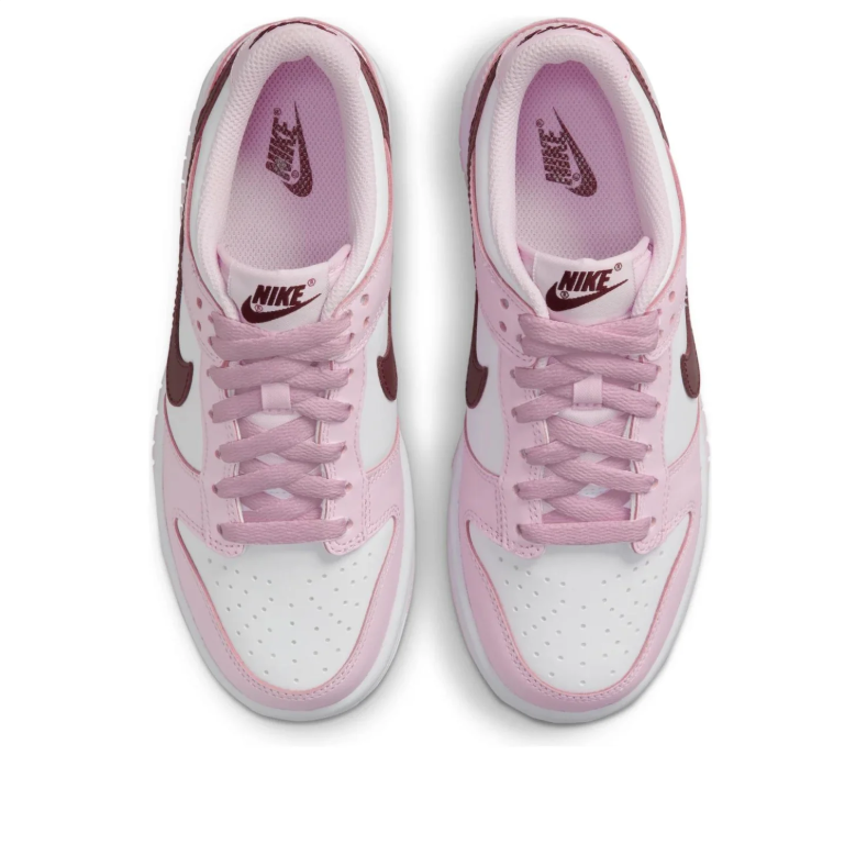 Nike Dunk Low – Pink Foam / Dark Beetroot / White
