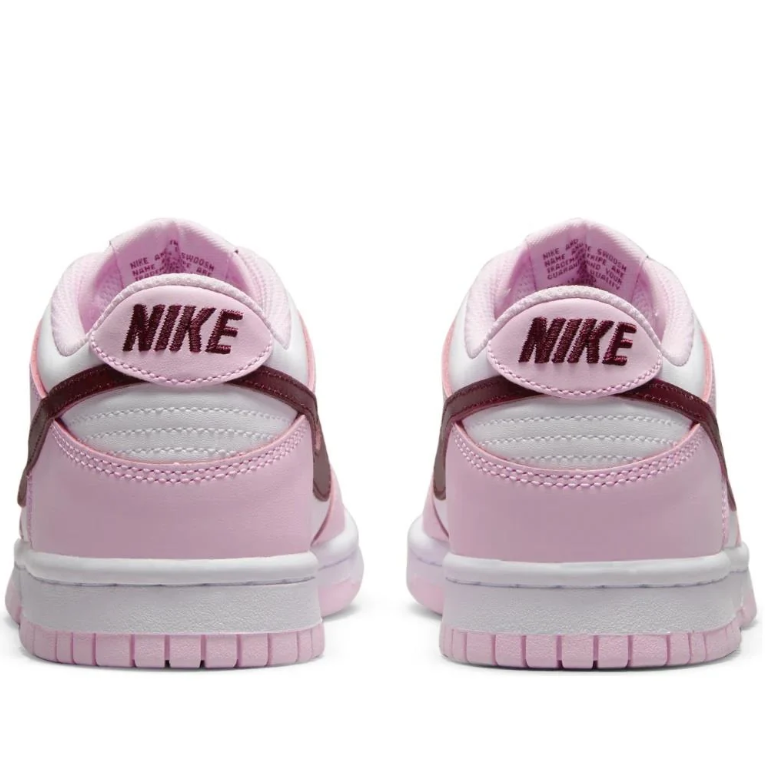 Nike Dunk Low – Pink Foam / Dark Beetroot / White