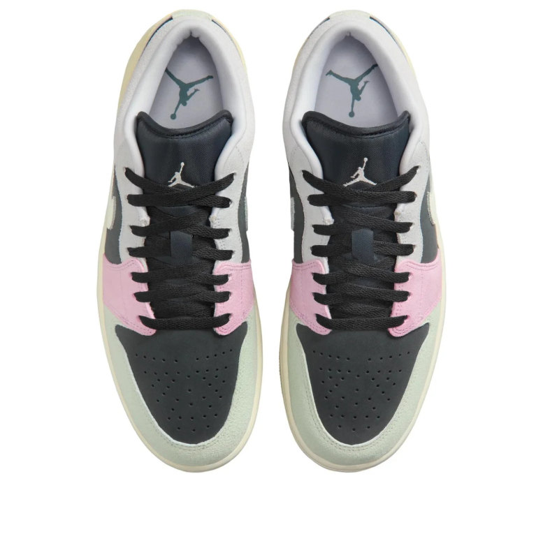 Air Jordan 1 Low SE – Dark Grey / Pink Foam / Arctic Orange