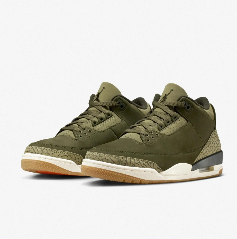 Air Jordan 3 Retro – Olive / Gum