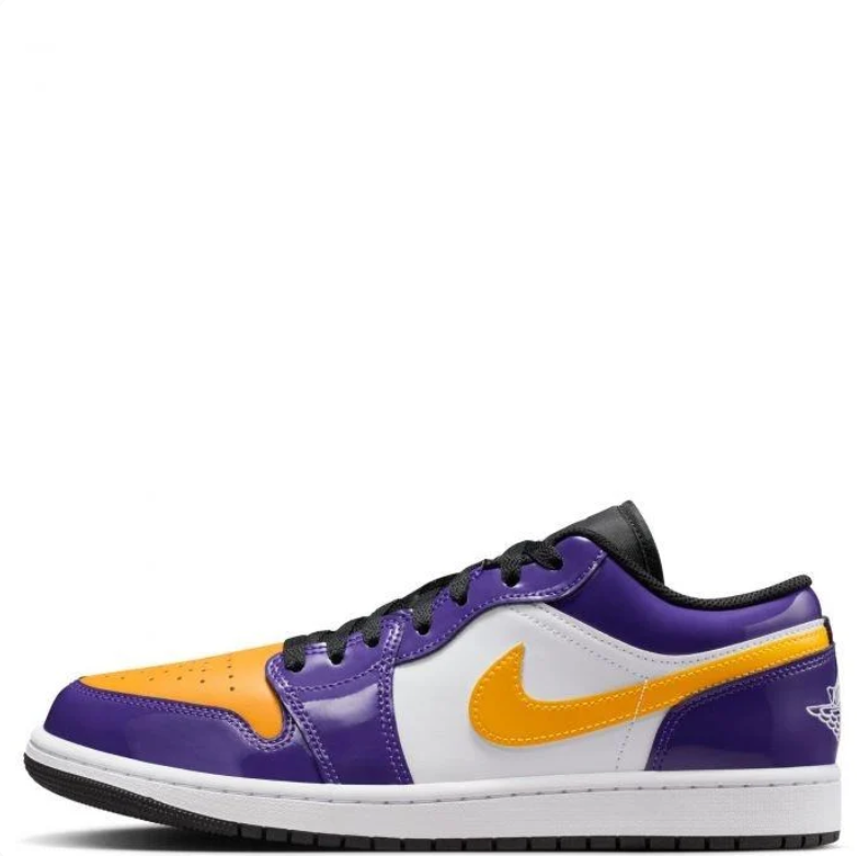Air Jordan 1 Low – Purple / University Gold / White (Lakers)