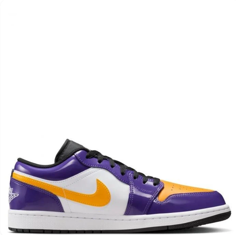 Air Jordan 1 Low – Purple / University Gold / White (Lakers)