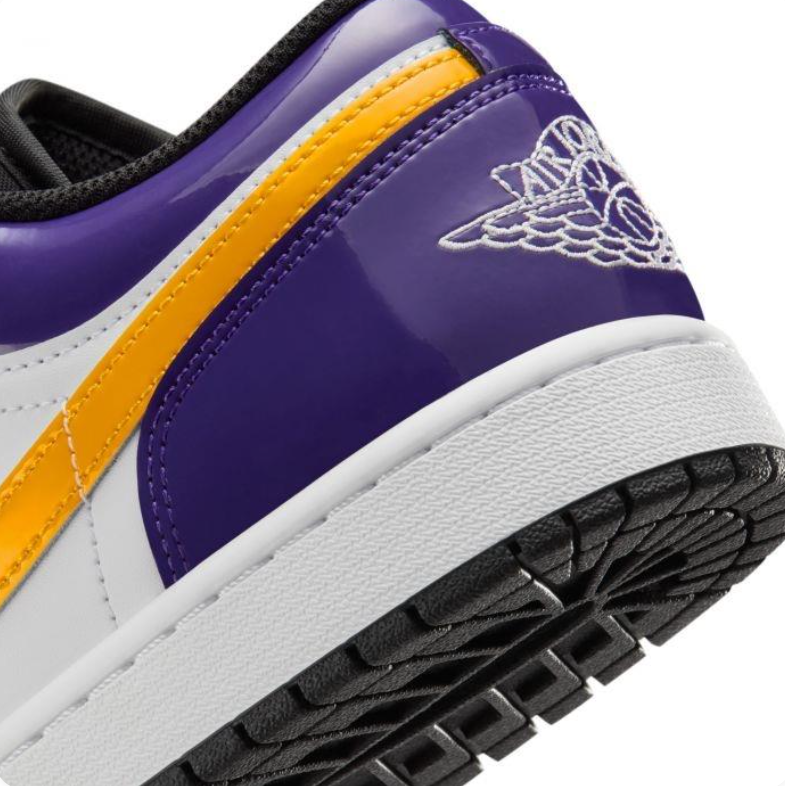 Air Jordan 1 Low – Purple / University Gold / White (Lakers)