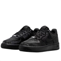 Nike Air Force 1 Low – Triple Black Snakeskin