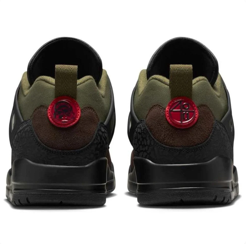 Jordan Spizike Low – Olive / Dark Brown / Black