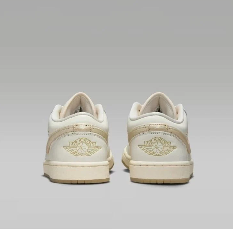 Air Jordan 1 Low SE – Sail / Gold Stitch