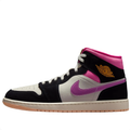 Air Jordan 1 Mid – Black / Orchid / Hyper Pink