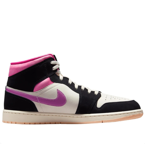 Air Jordan 1 Mid – Black / Orchid / Hyper Pink