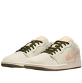 Air Jordan 1 Low – Sail / Guava Ice / Olive