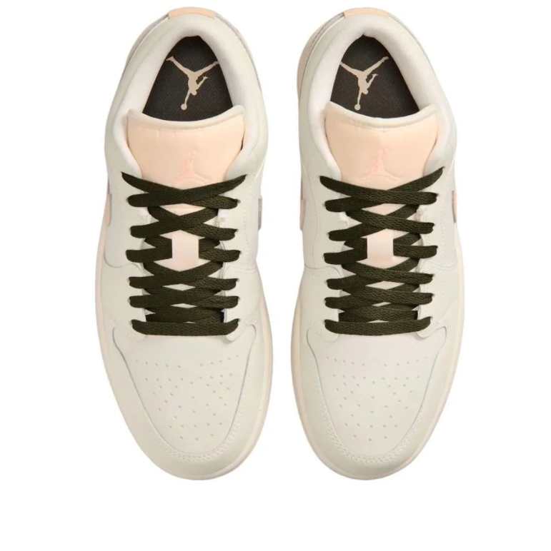 Air Jordan 1 Low – Sail / Guava Ice / Olive