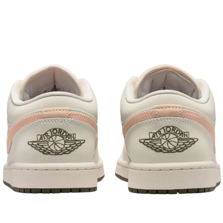 Air Jordan 1 Low – Sail / Guava Ice / Olive