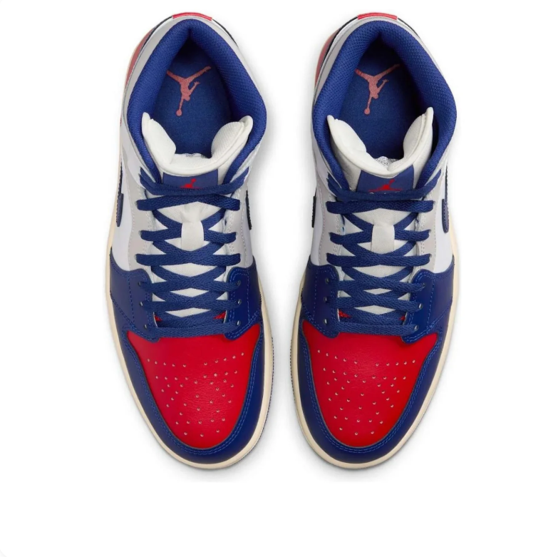 Air Jordan 1 Mid – Royal Blue / Red / White