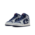 Air Jordan 1 Mid – Navy Blue / Wolf Grey