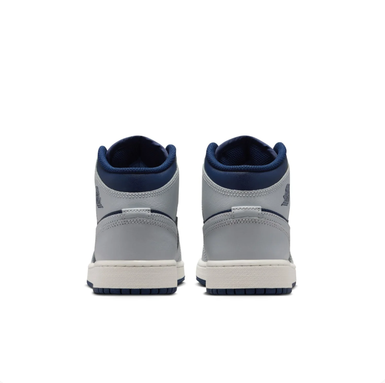 Air Jordan 1 Mid – Navy Blue / Wolf Grey
