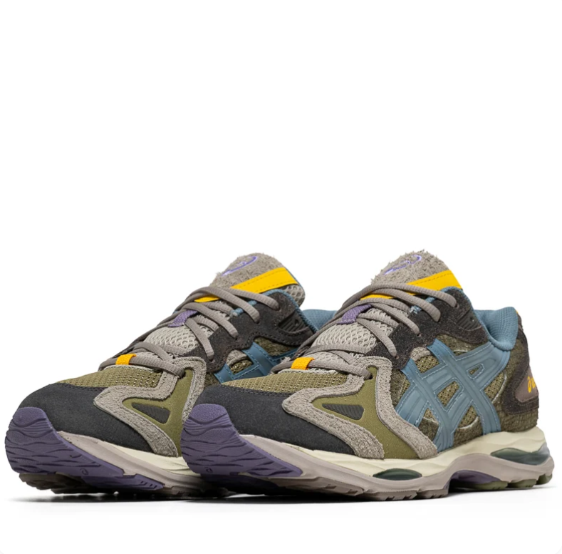 ASICS Gel-NYC – Olive / Steel Blue / Yellow