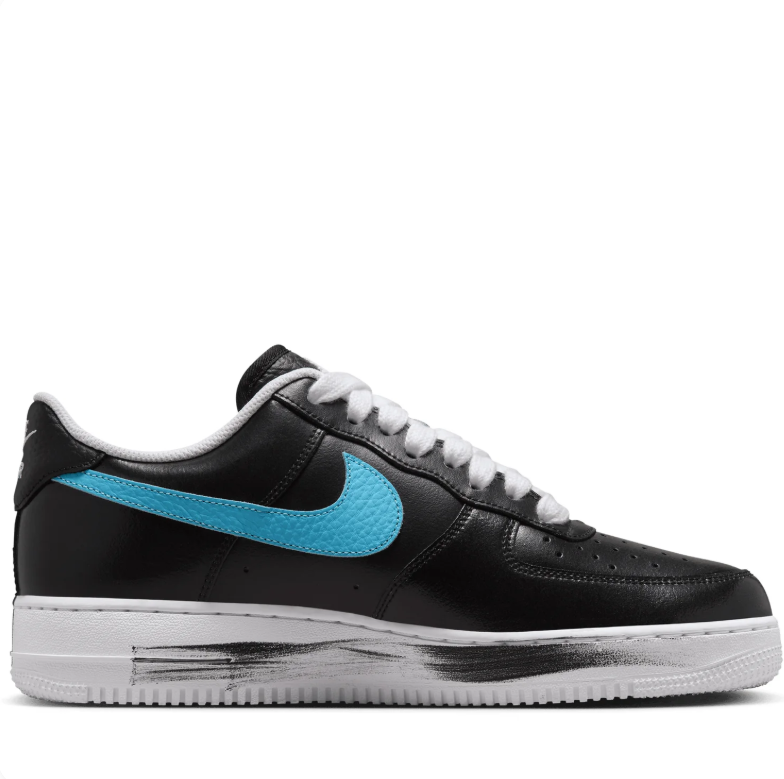 Nike Air Force 1 Low – Black / Pink Swoosh